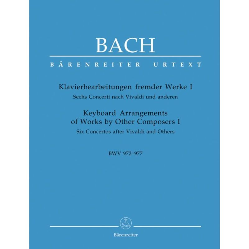 Bach J.S. - Keyboard Arrangements of Works by Other Composers I (Urtext).