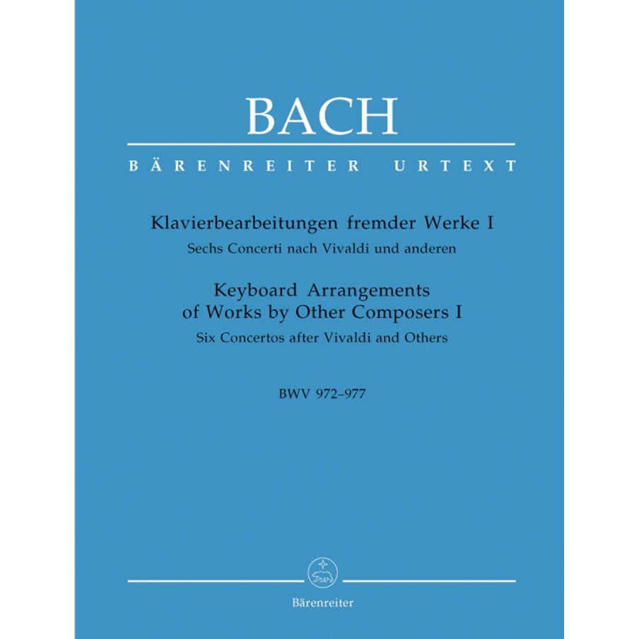 Bach J.S. - Keyboard Arrangements of Works by Other Composers I (Urtext).
