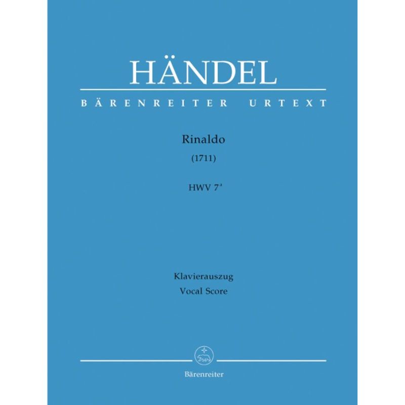 Handel, G F - Rinaldo (1711) (HWV 7a) (It) (Urtext).