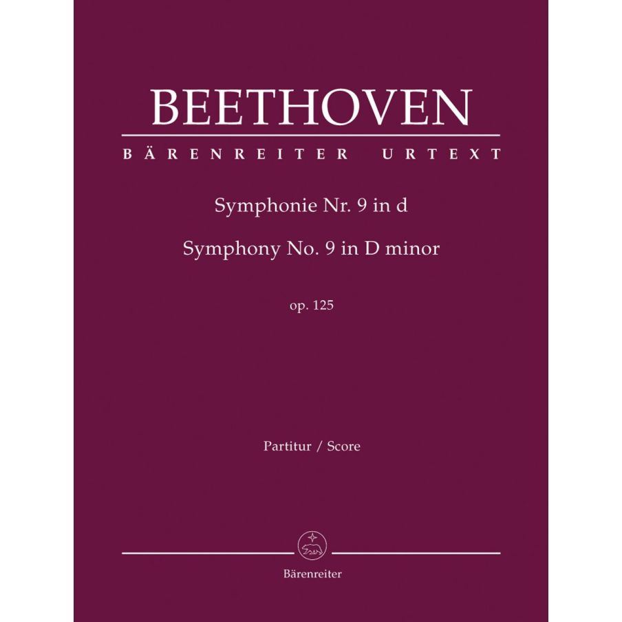 Beethoven L. van - Symphony No.9 in D minor, Op.125 (Choral) (Urtext) (ed. Del Mar).