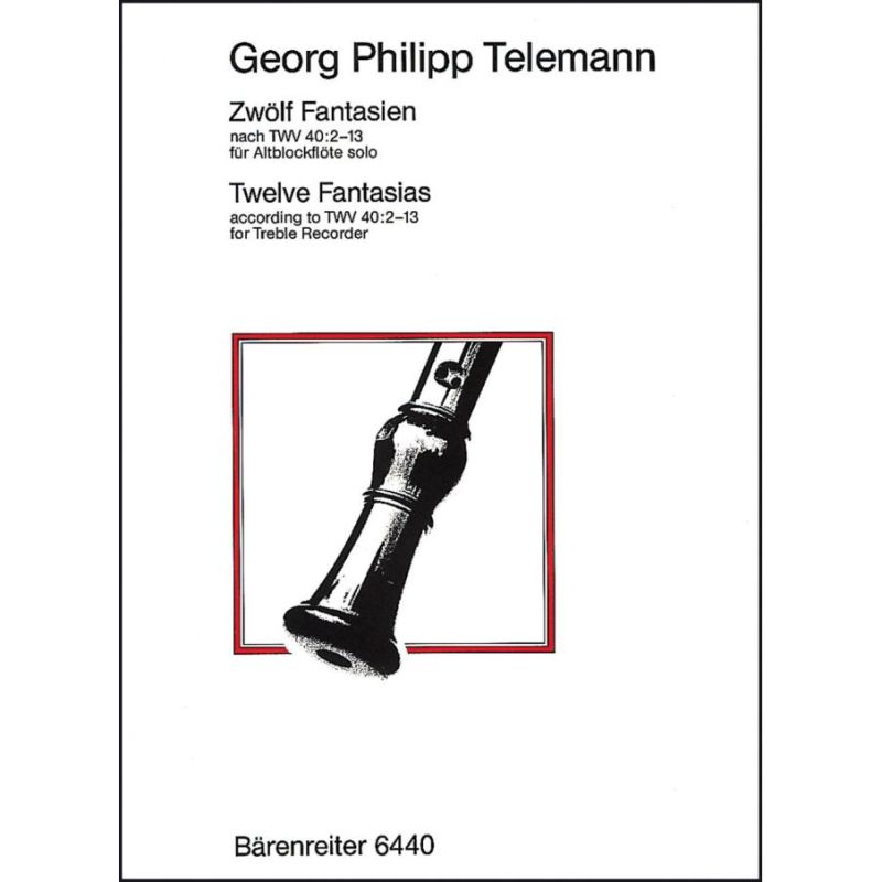 Telemann G.P. - 12 Fantasias, TWV 40:2-13.