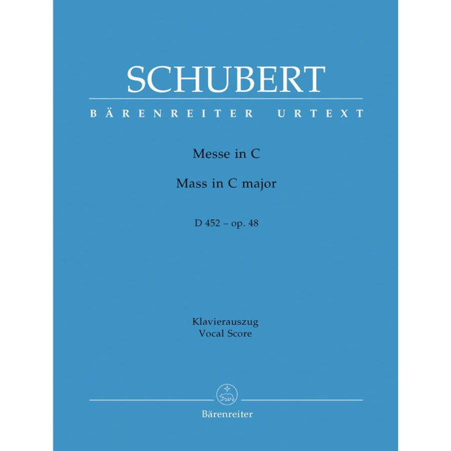 Schubert, Franz - Mass in C, Op.48 (D.452) (Urtext).
