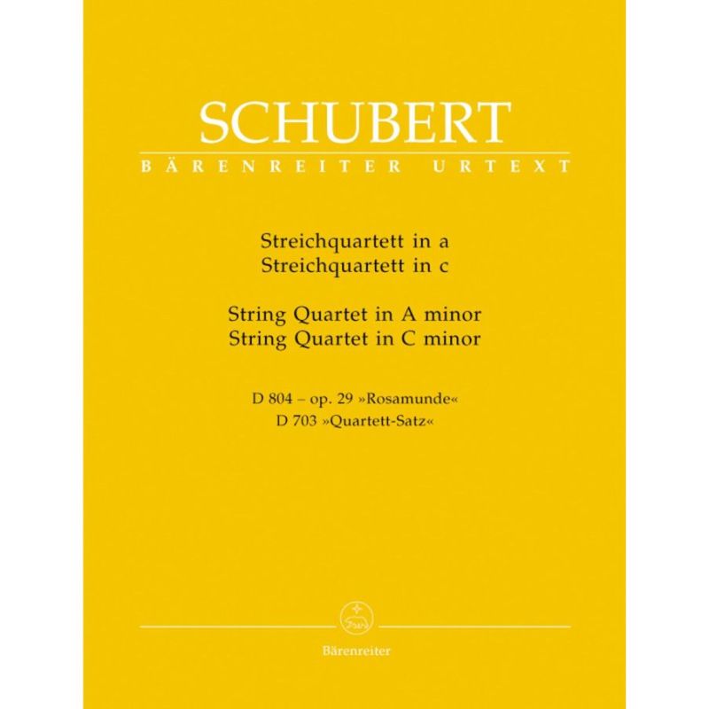 Schubert F. - String Quartet in A minor (Rosamunde) (D.804) (Op.29),