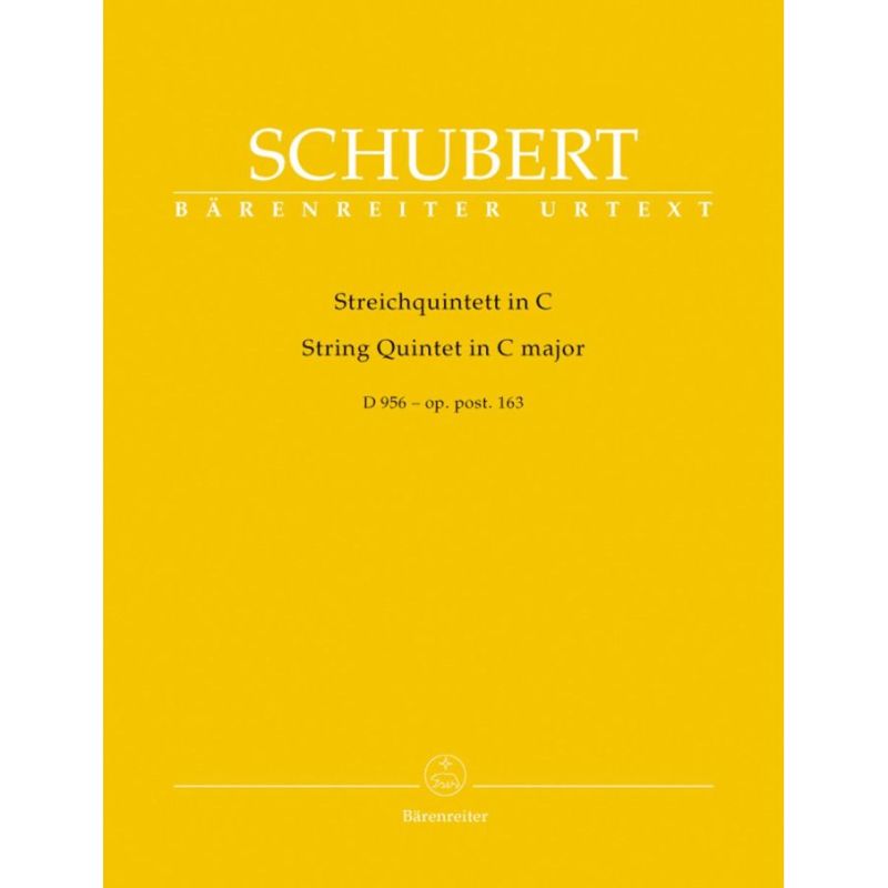 Schubert F. - String Quintet in C, Op.posth.163 (D.956) (Urtext).