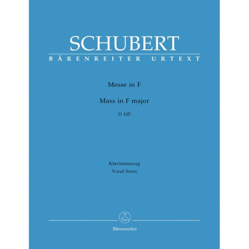 Schubert, Franz - Mass in F (D.105) (Urtext).