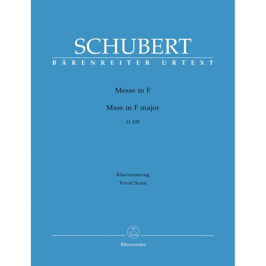 Schubert, Franz - Mass in F (D.105) (Urtext).