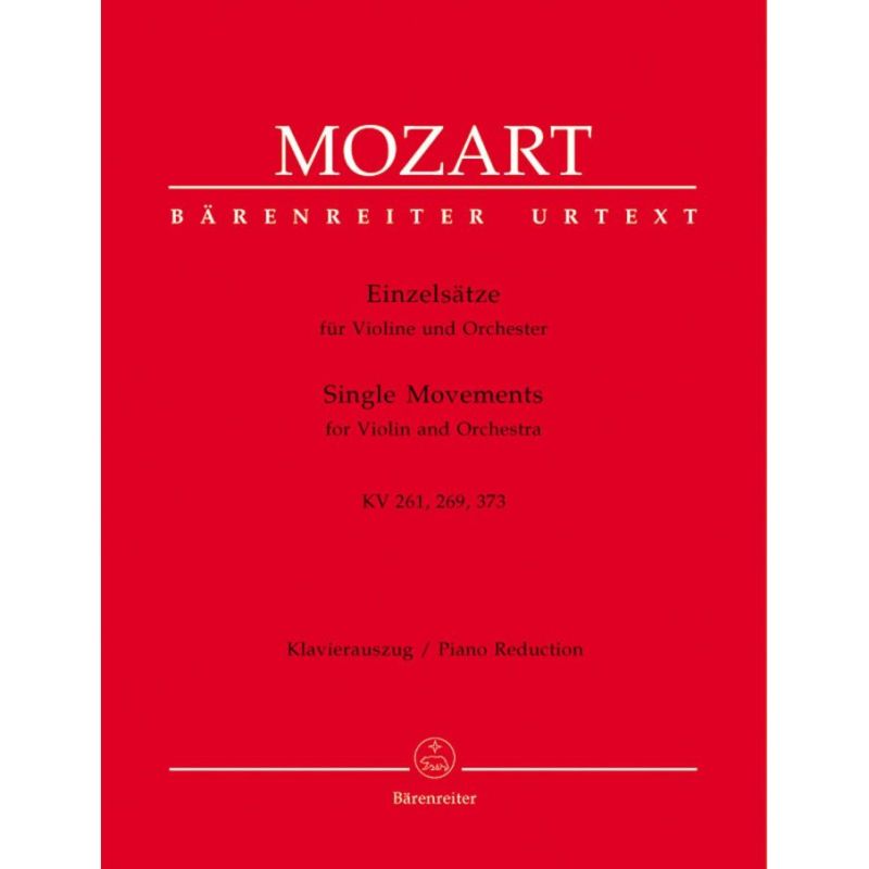 Mozart W.A. - Adagio in E for Violin (K.261) (Urtext).