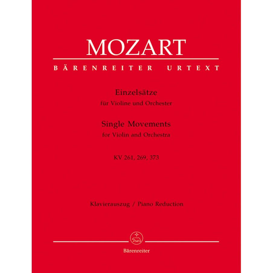 Mozart W.A. - Adagio in E for Violin (K.261) (Urtext).