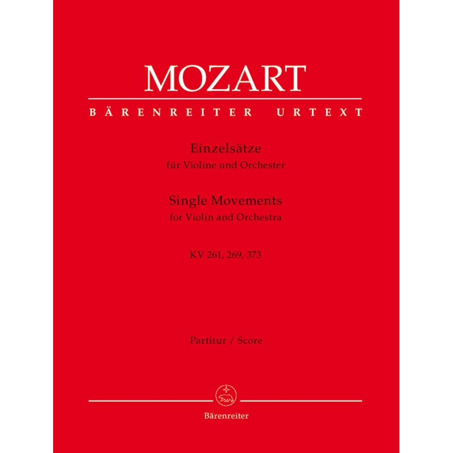 Mozart W.A. - Single Movements for Violin and Orchestra (Urtext).
