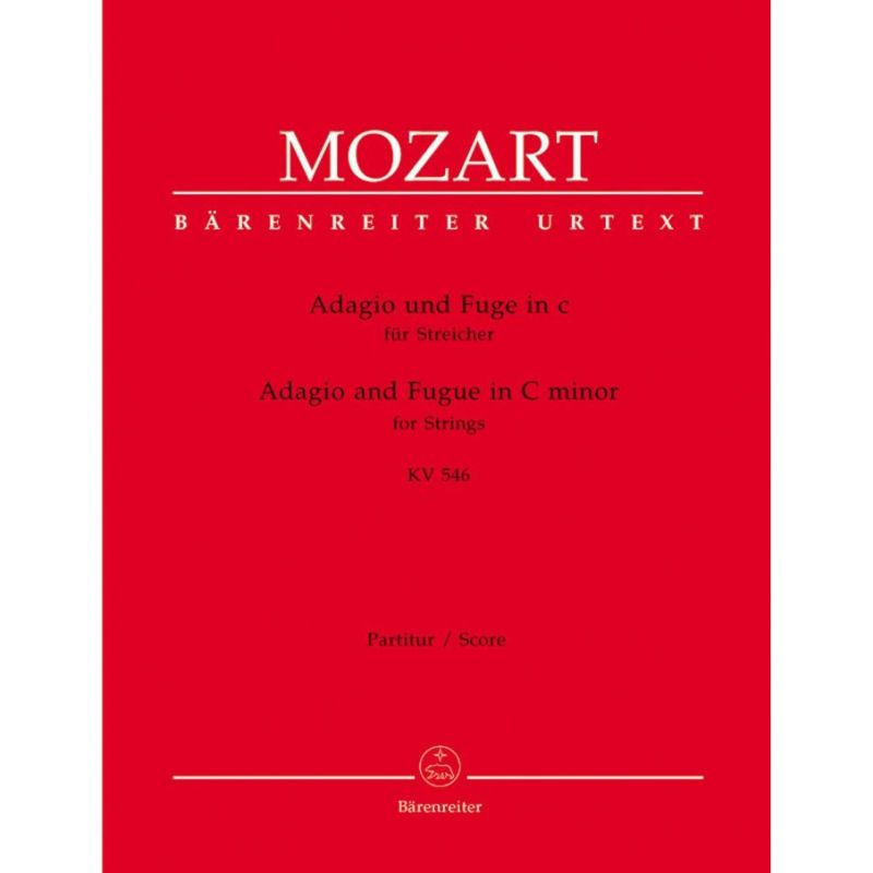 Mozart W.A. - Adagio and Fugue in C minor (K.546) (Urtext).