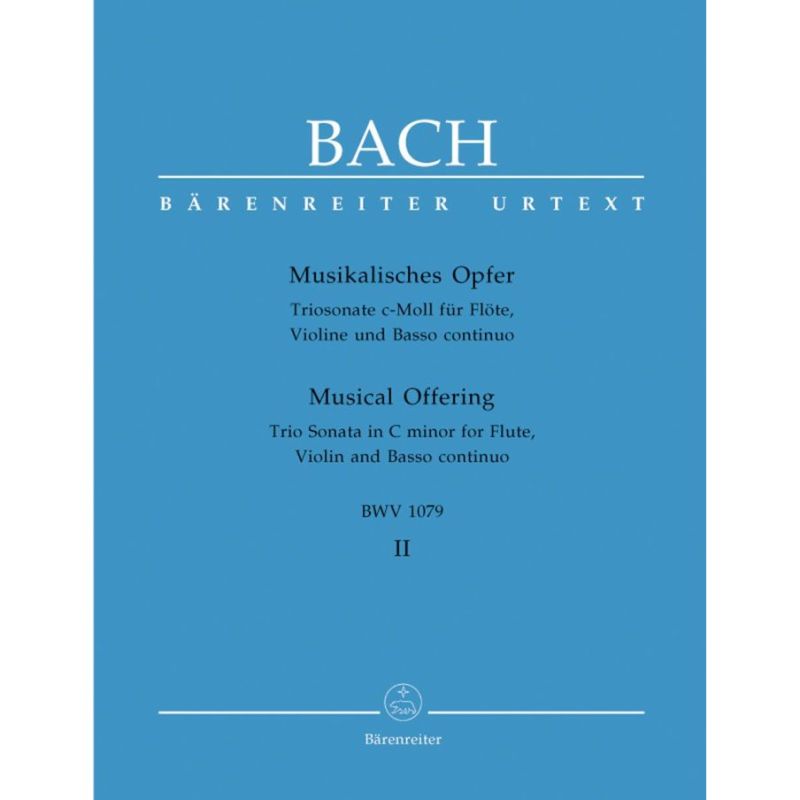 Bach J.S. - Trio Sonata in C minor (BWV 1079) (Urtext).