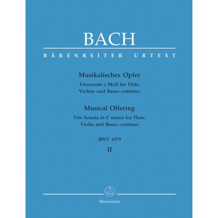 Bach J.S. - Trio Sonata in C minor (BWV 1079) (Urtext).