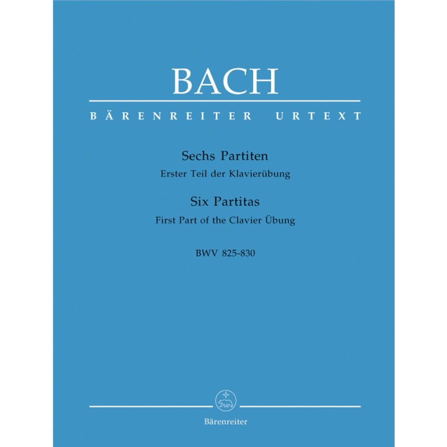 Bach J.S. - Partitas (6), (Klavieruebung Part 1) (BWV 825-830) (Urtext).