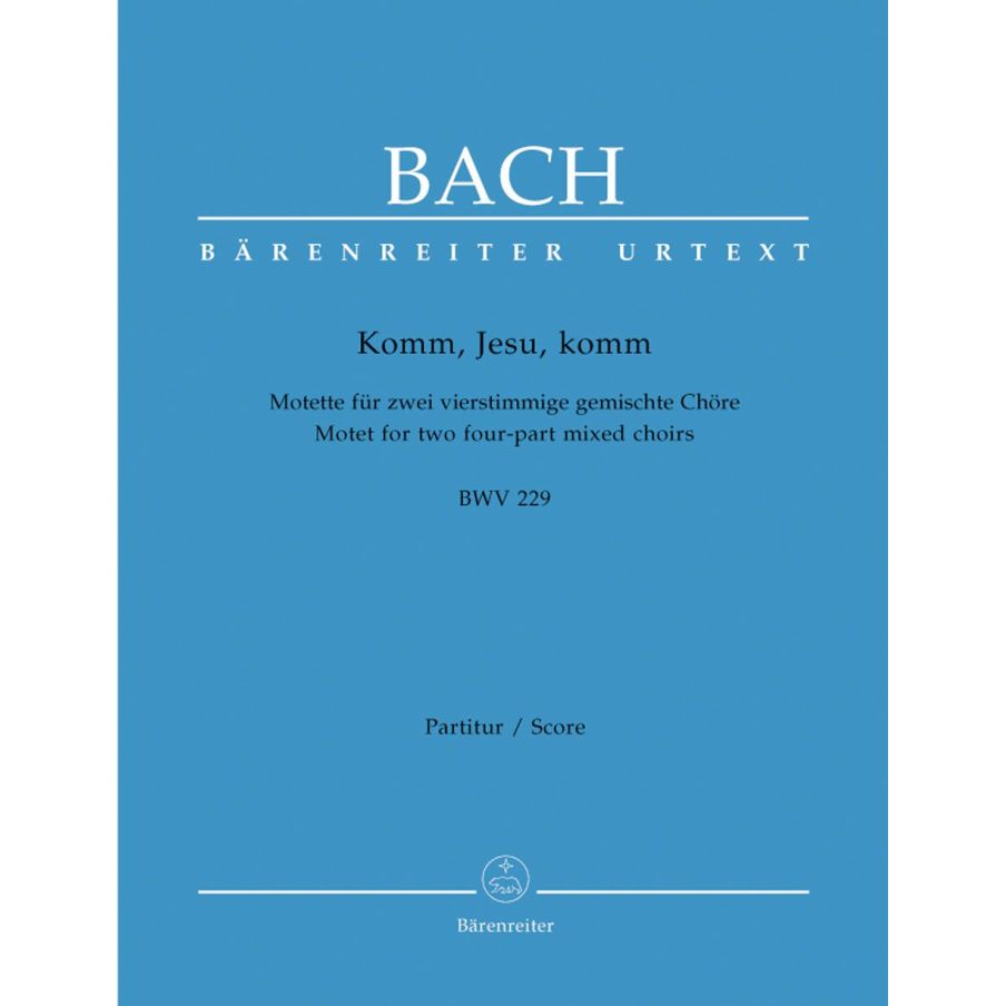 Bach J.S. - Komm, Jesu, komm. Motet No.5 (BWV229) (Urtext).