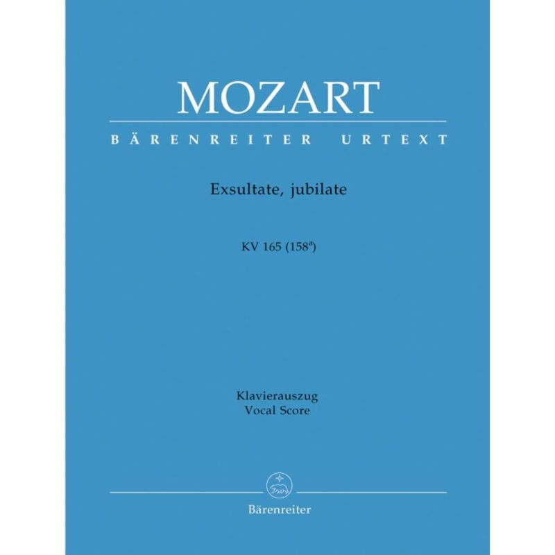Mozart, W A - Exsultate, Jubilate (K.165) (Urtext).