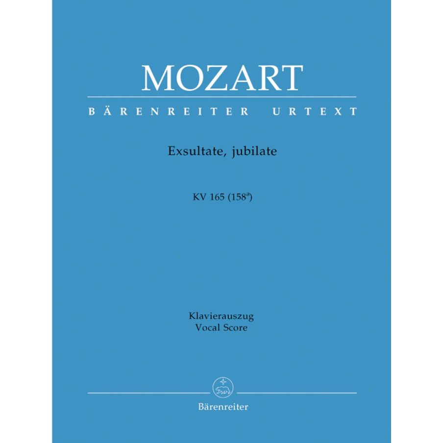 Mozart, W A - Exsultate, Jubilate (K.165) (Urtext).