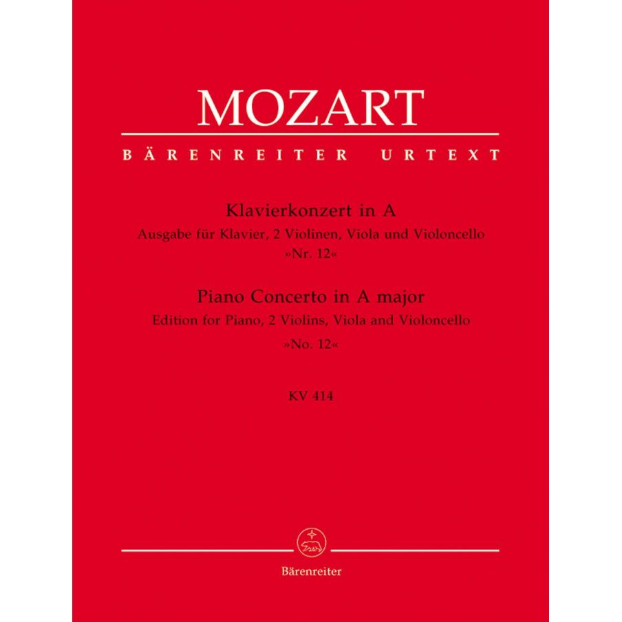 Mozart W.A. - Concerto for Piano No.12 in A  (K.414) (Urtext).