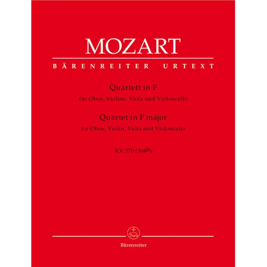 Mozart W.A. - Oboe Quartet in F (K.370) (Urtext).