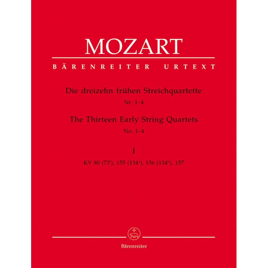 Mozart W.A. - String Quartets (Early) (13) (Urtext), Vol. 1 (K.80,155-157).