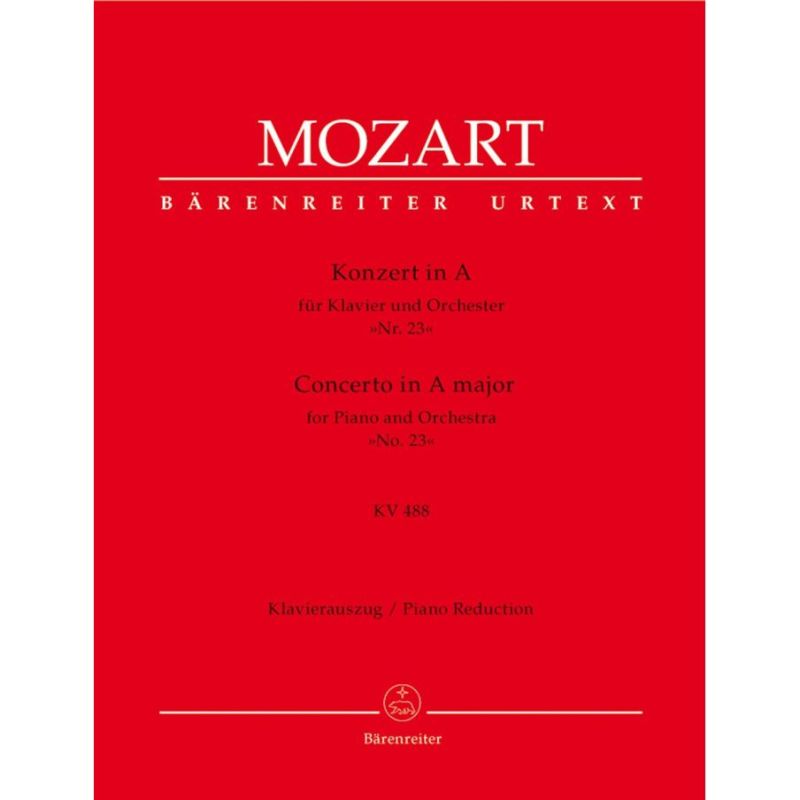 Mozart W.A. - Concerto for Piano No.23 in A (K.488) (Urtext).