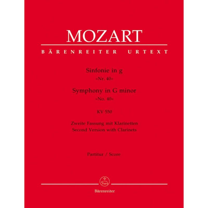 Mozart W.A. - Symphony No.40 in G minor (K.550) (Urtext).