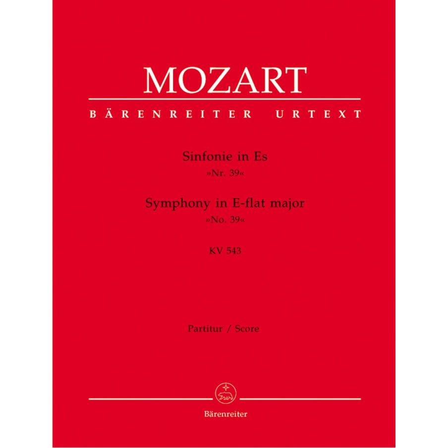 Mozart W.A. - Symphony No.39 in E-flat (K.543) (Urtext).