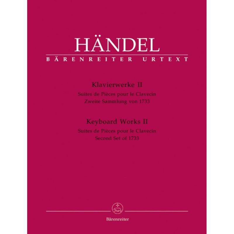 Handel G.F. - Piano Works, Vol. 2: Second Set of 1733 (HWV 434-442) (Urtext).