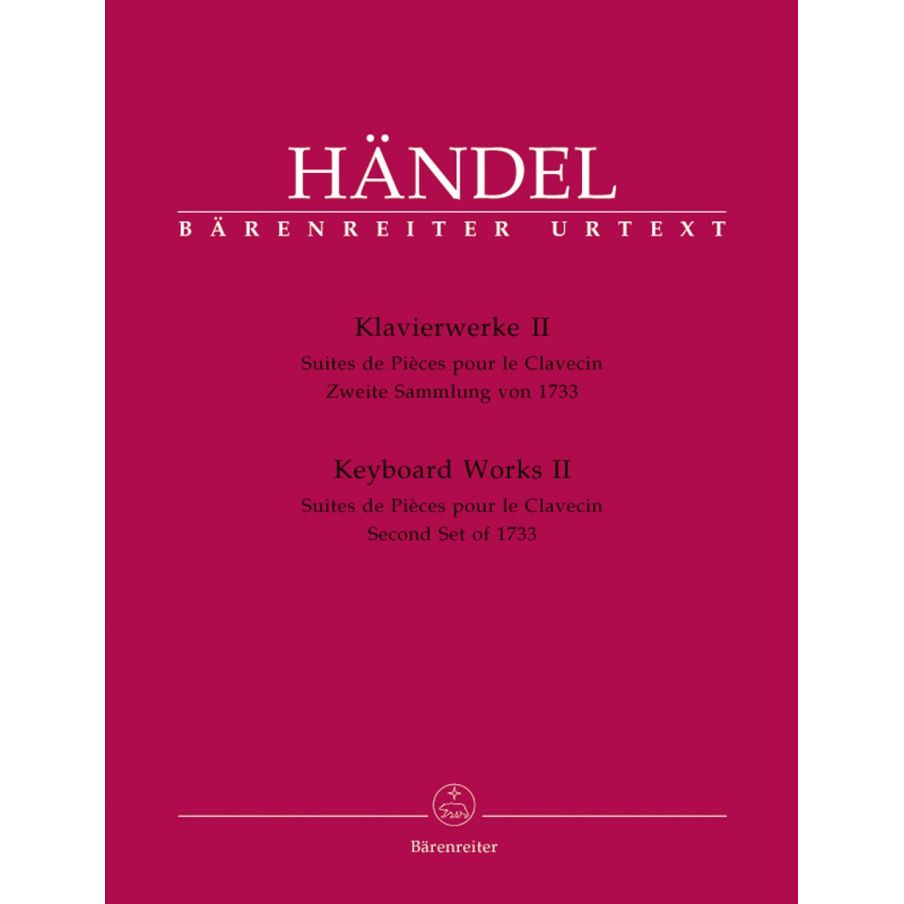 Handel G.F. - Piano Works, Vol. 2: Second Set of 1733 (HWV 434-442) (Urtext).