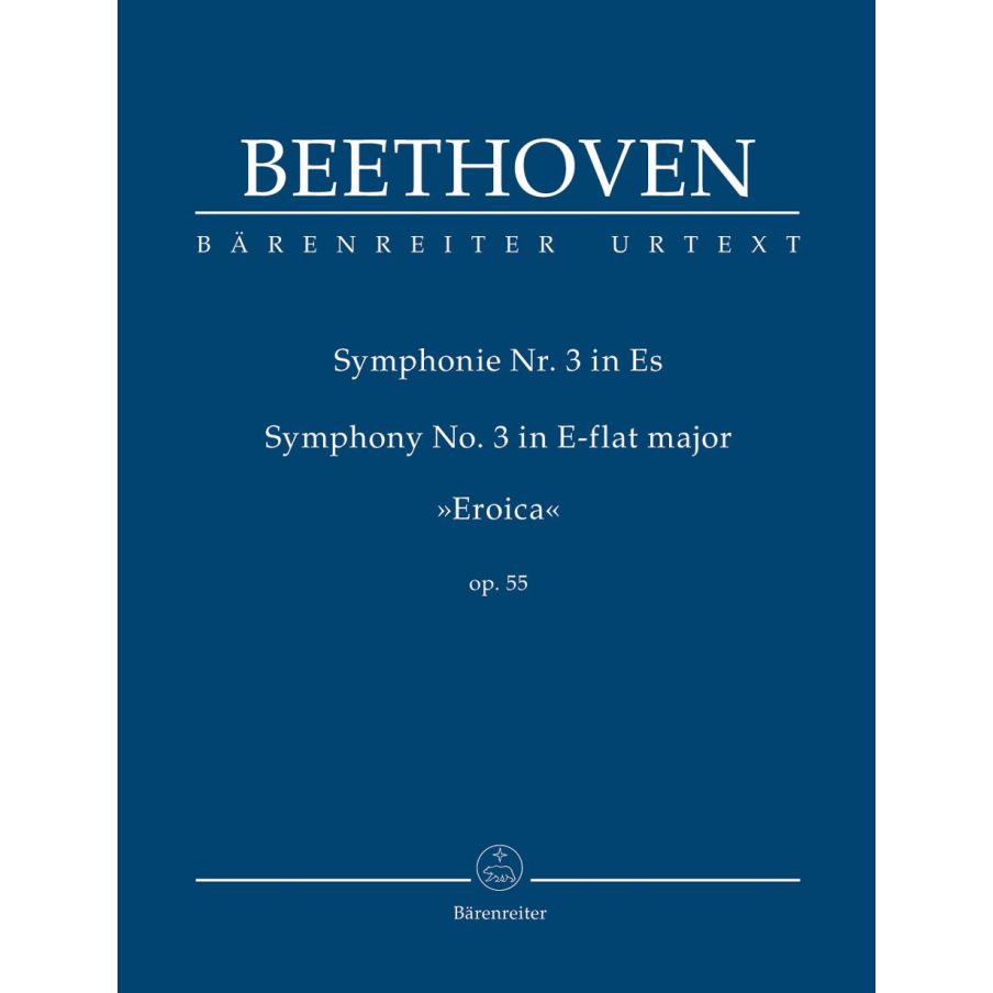 Beethoven L. van - Symphony No.3 in E-flat, Op.55 (Eroica) (Urtext) (ed. Del Mar).