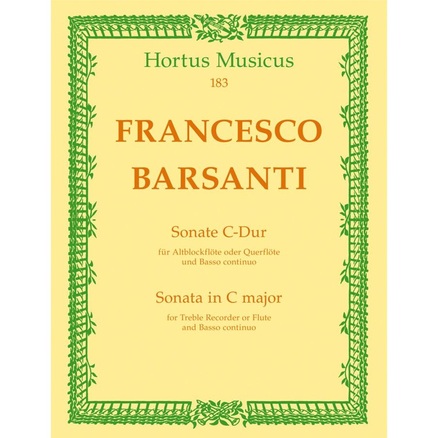 Barsanti F. - Sonata in C, Op1/2.