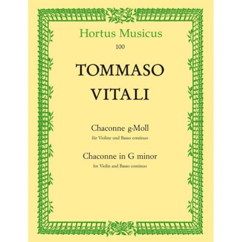 Vitali T.A. - Chaconne in G minor.