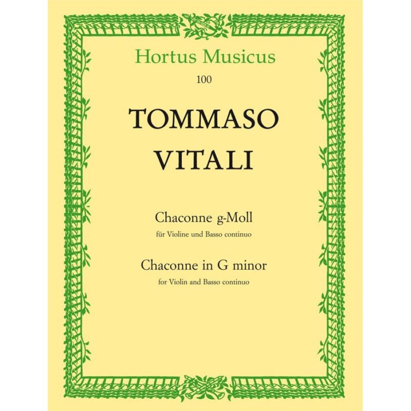 Vitali T.A. - Chaconne in G minor.