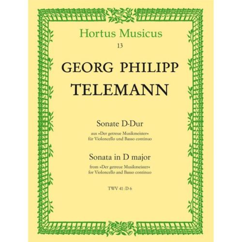 Telemann G P - Sonata in D (from Der getreue Musikmeister).