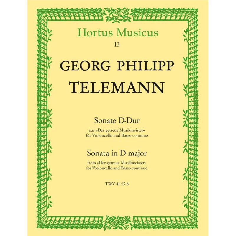 Telemann G P - Sonata in D (from Der getreue Musikmeister).