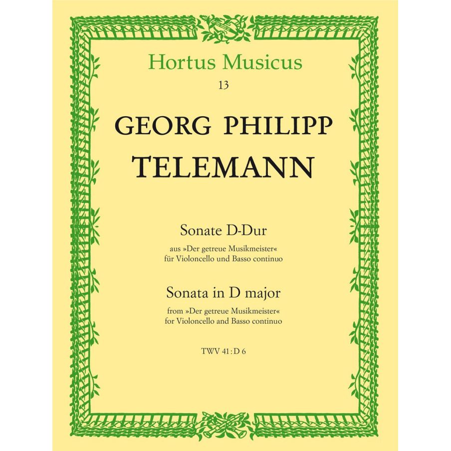 Telemann G P - Sonata in D (from Der getreue Musikmeister).