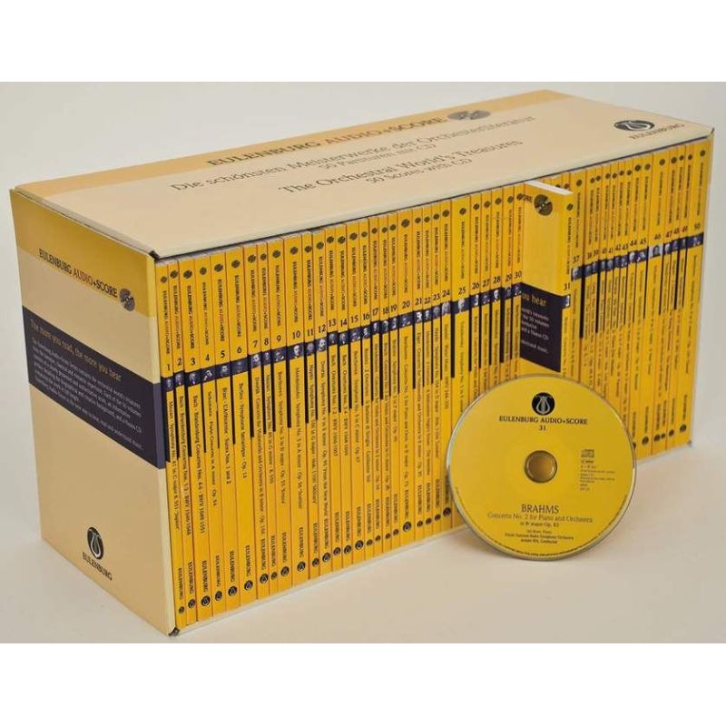 The Orchestral World’s Treasures, Box Set (Vol.s 1-50): 50 Scores + 50 CDs Vol. 1-50 Box Set