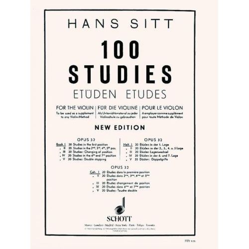 Sitt, Hans - 100 Studies...