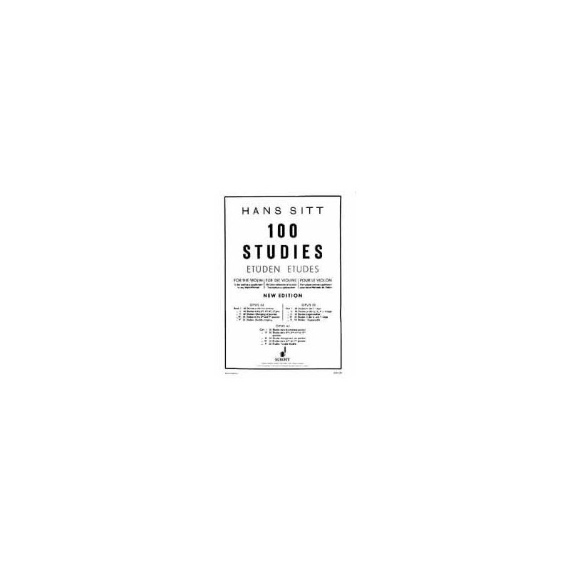 Sitt, Hans - 100 Studies op. 32 Book 4