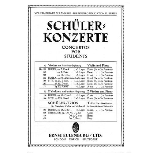 Sitt, Hans - Concertino in...