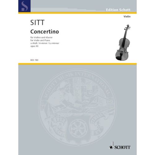 Sitt, Hans - Concertino in...
