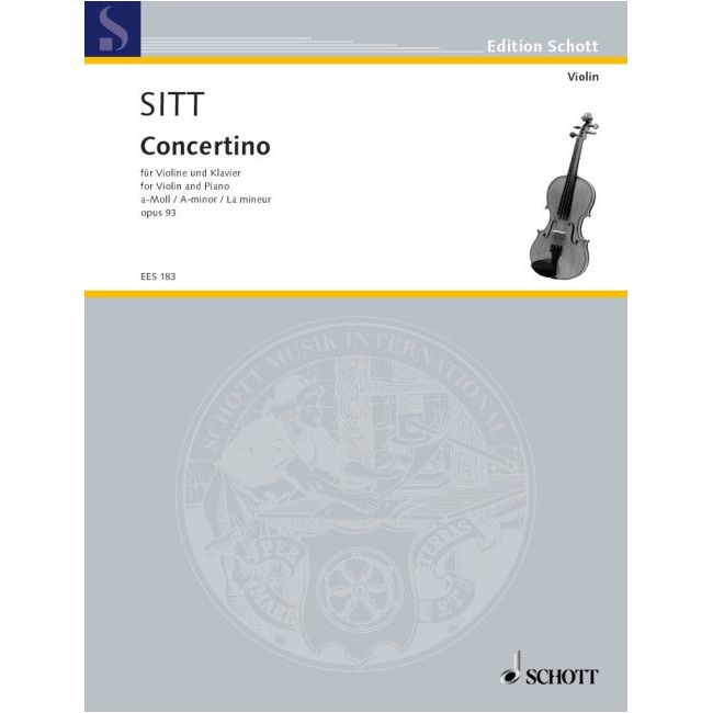Sitt, Hans - Concertino in A Minor op. 93