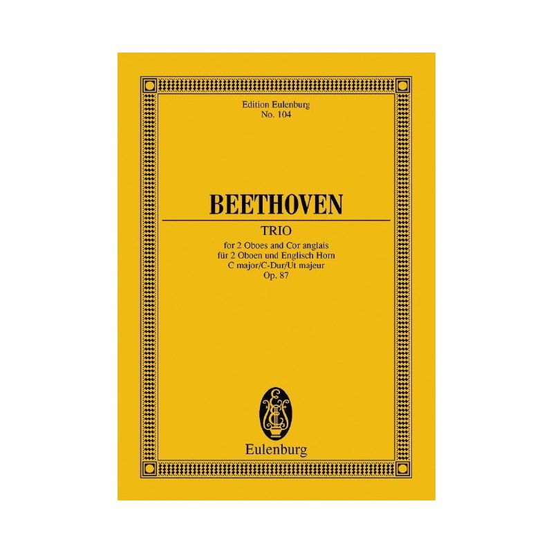 Beethoven, Ludwig van - Trio C major op. 87