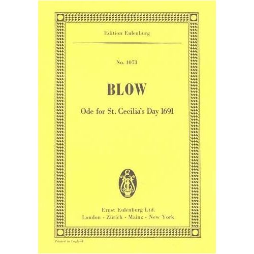 Blow, John - Ode for St....