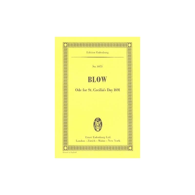 Blow, John - Ode for St. Cecilia's Day
