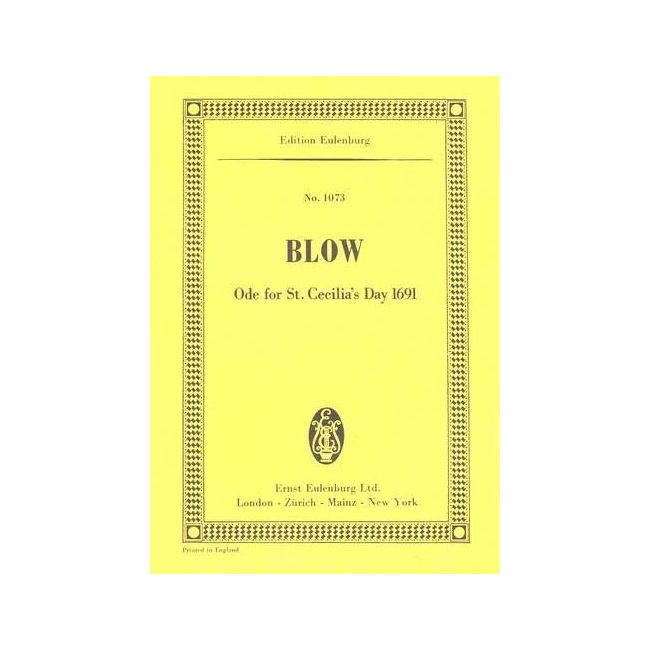 Blow, John - Ode for St. Cecilia's Day
