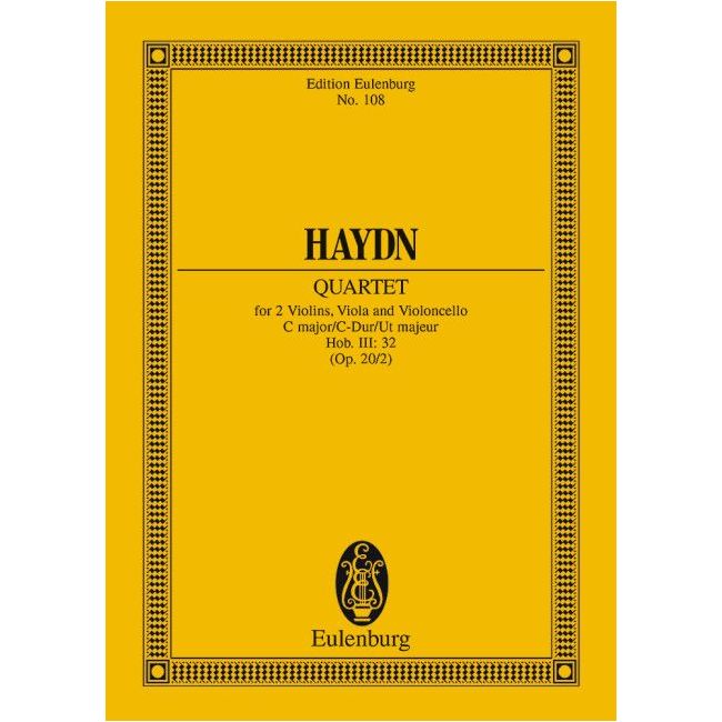 Haydn, Joseph - String Quartet C major op. 20/2 Hob. III: 32