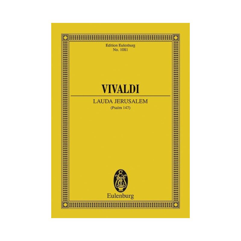 Vivaldi, Antonio - Lauda Jerusalem RV 609