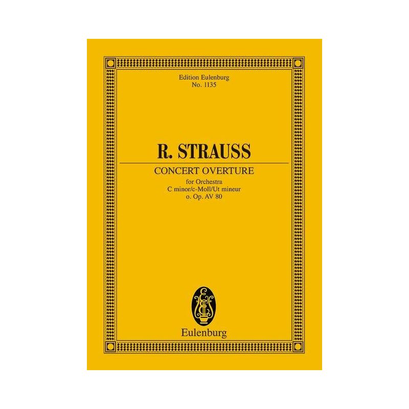 Strauss, Richard - Concert Overture C minor o. Op. AV. 80