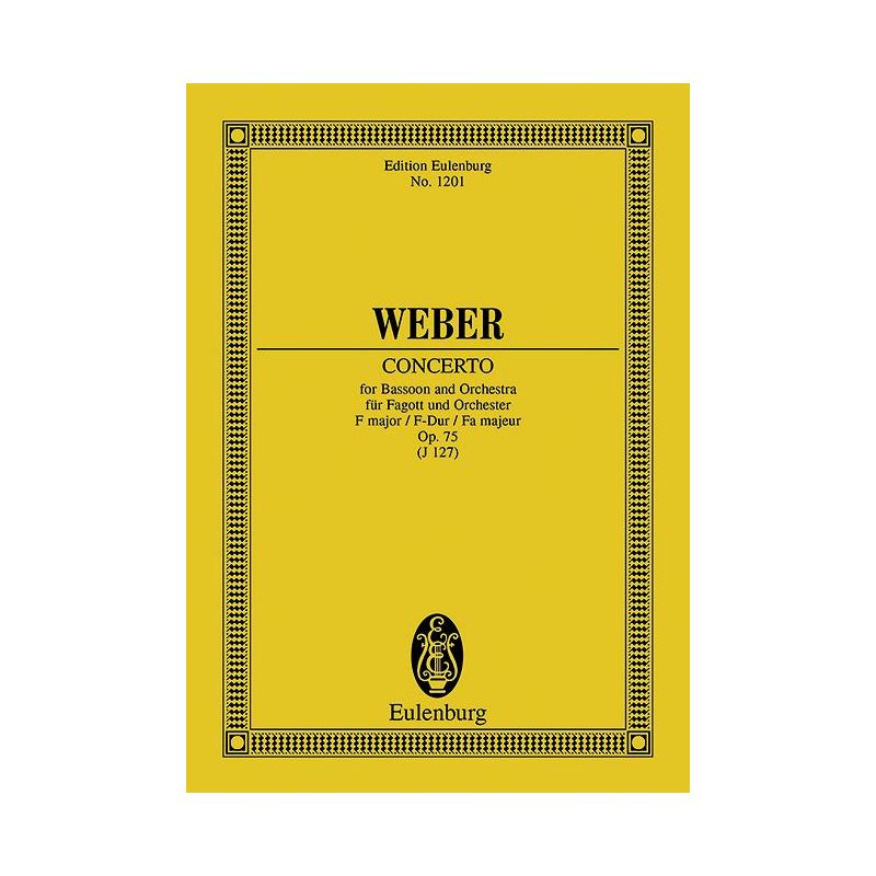 Weber, Carl Maria von - Concerto F major op. 75 JV 127