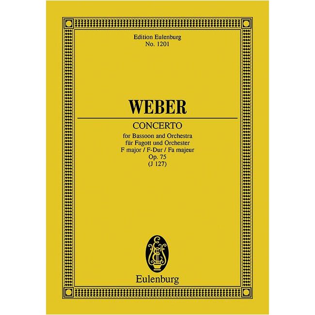 Weber, Carl Maria von - Concerto F major op. 75 JV 127